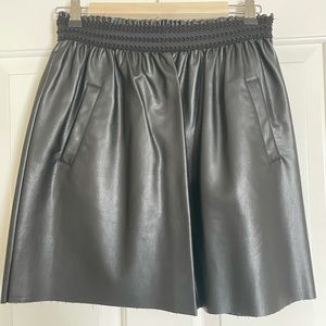 Zara Faux Leather Skirt